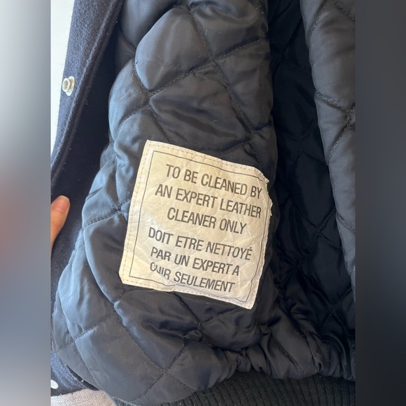 Avon Sportswear Wear & Tear Vintage Wool `North York Soccer team’ Varsity Jacket - Picture 10 of 16